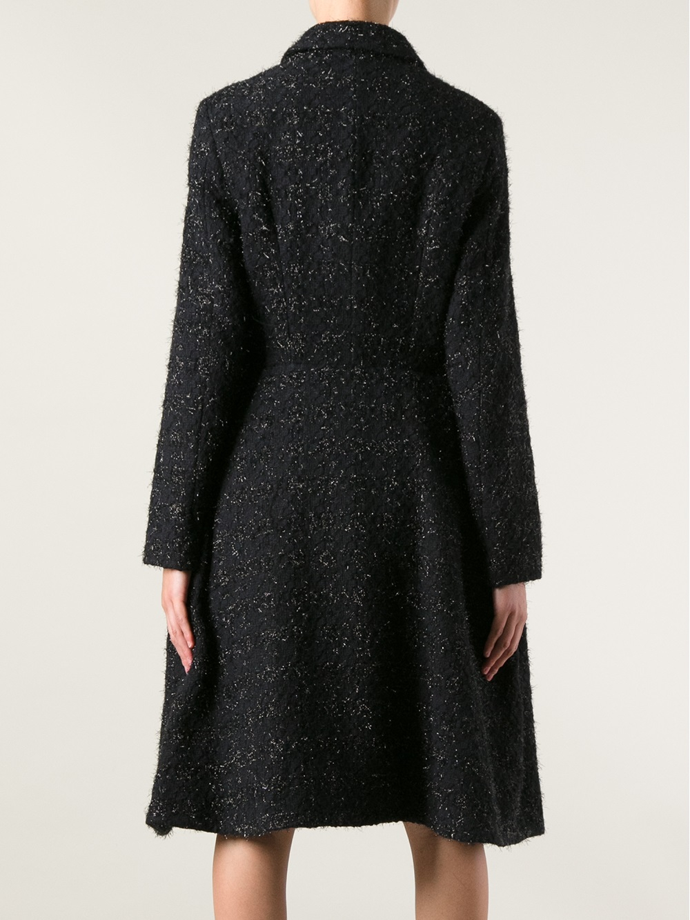 Lyst - Simone rocha Textured Coat in Black