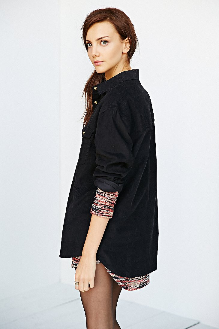 bdg button down shirt