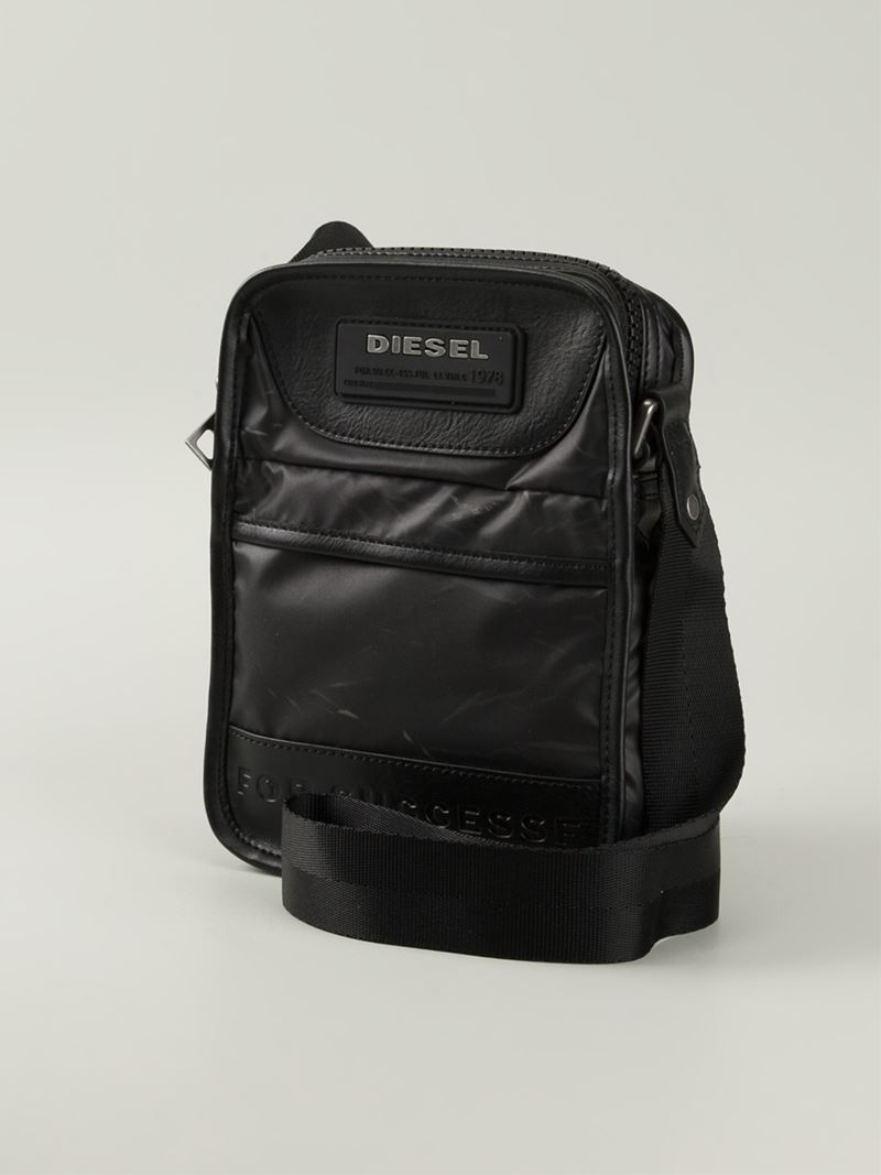 Diesel 'slim Fellow' Messenger Bag in Black for Men Lyst
