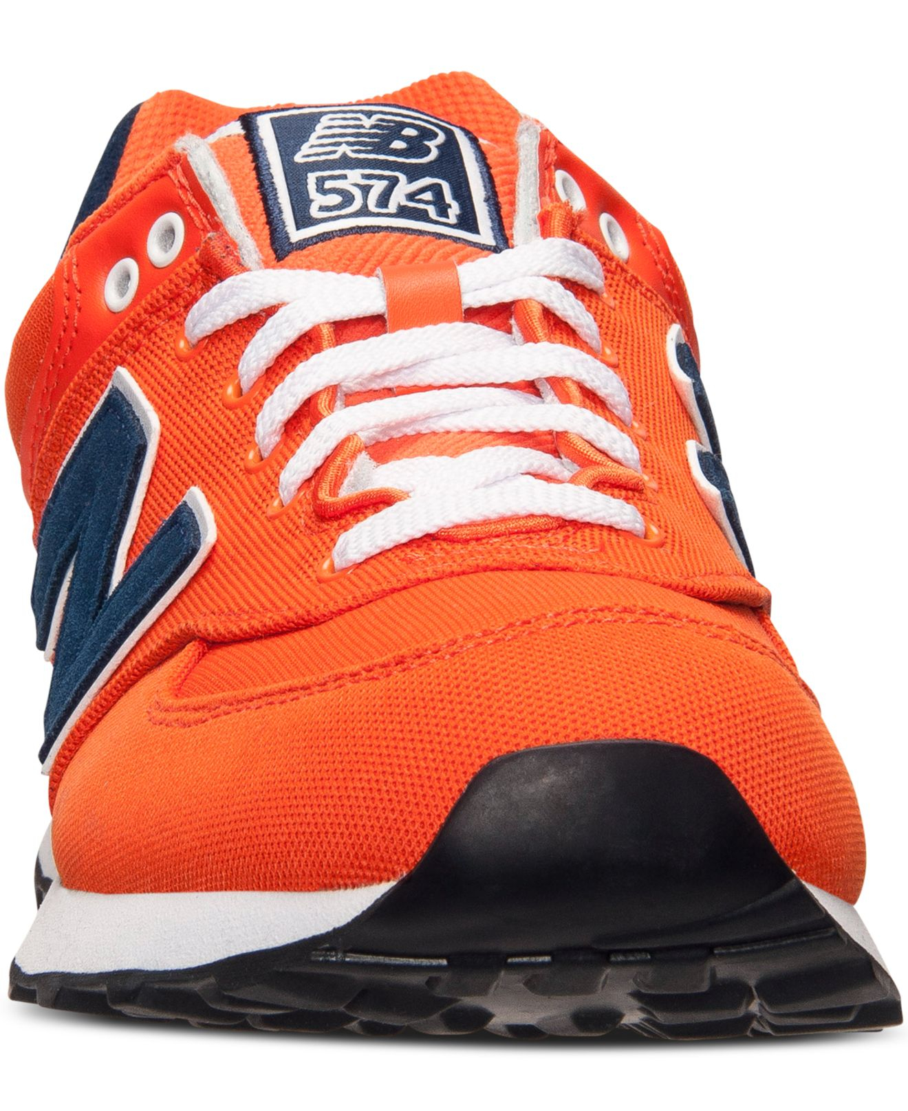 New Balance Men'S 574 Pique Polo Casual Sneakers From Finish Line in Orange  for Men | Lyst