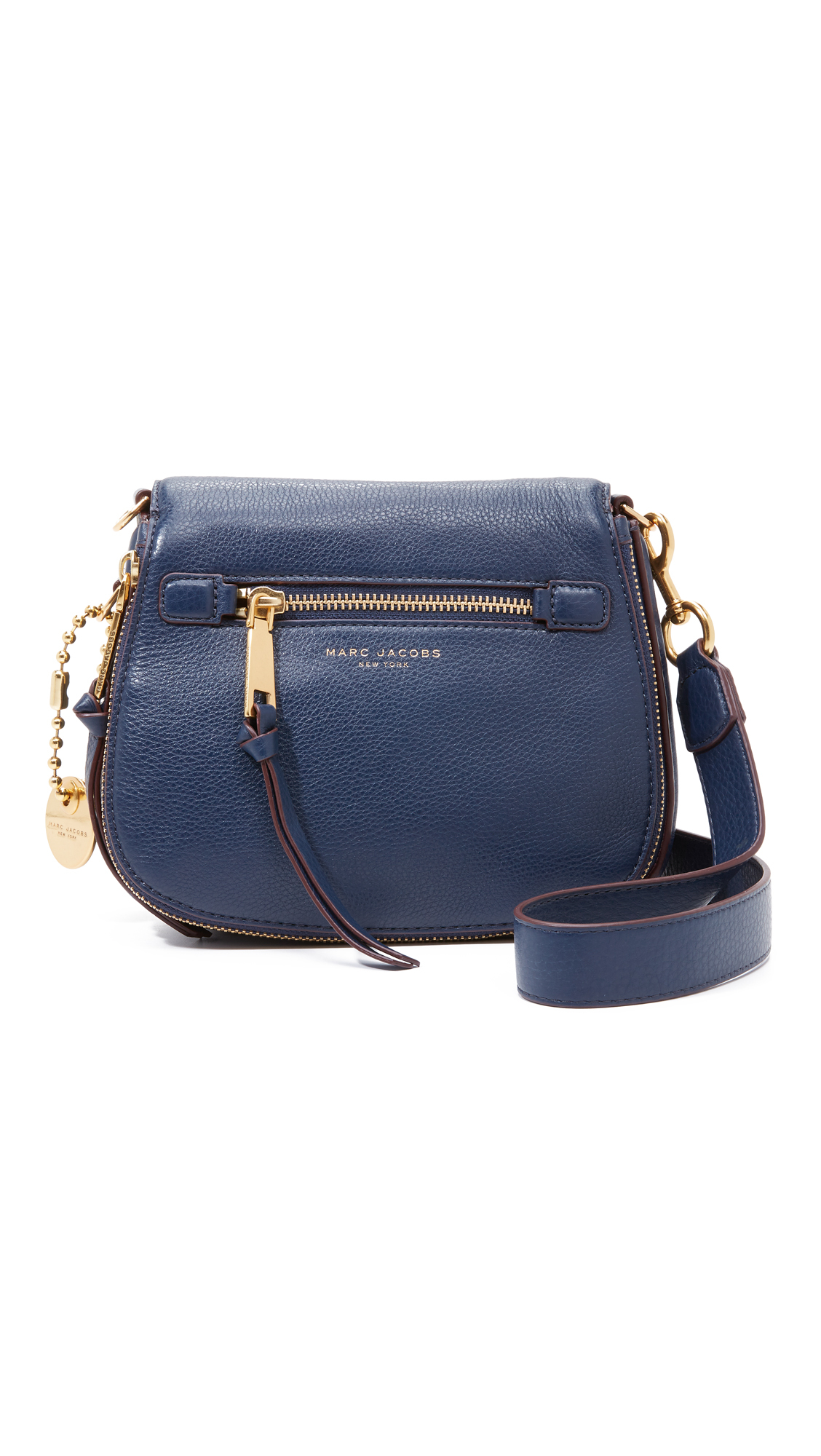 Marc Jacobs Recruit Small Saddle Bag in Blue | Lyst