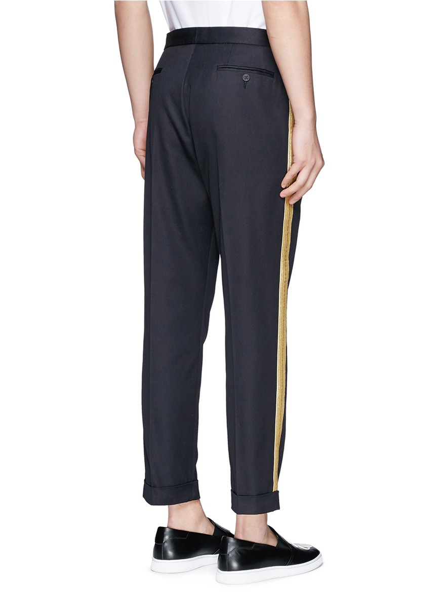 palm angels striped pants