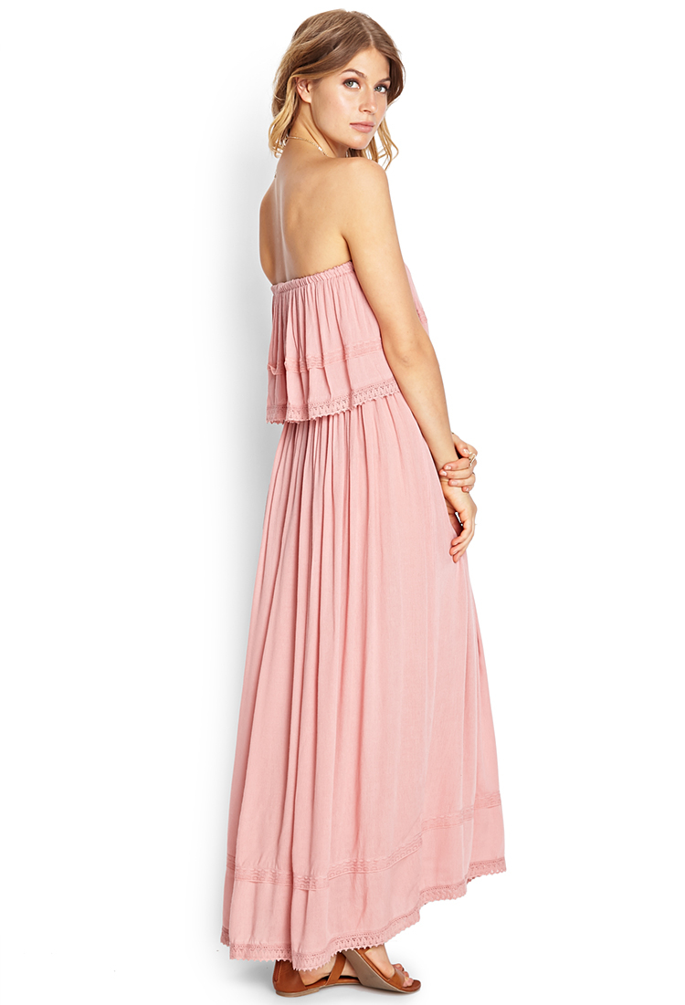 forever 21 pink maxi dress