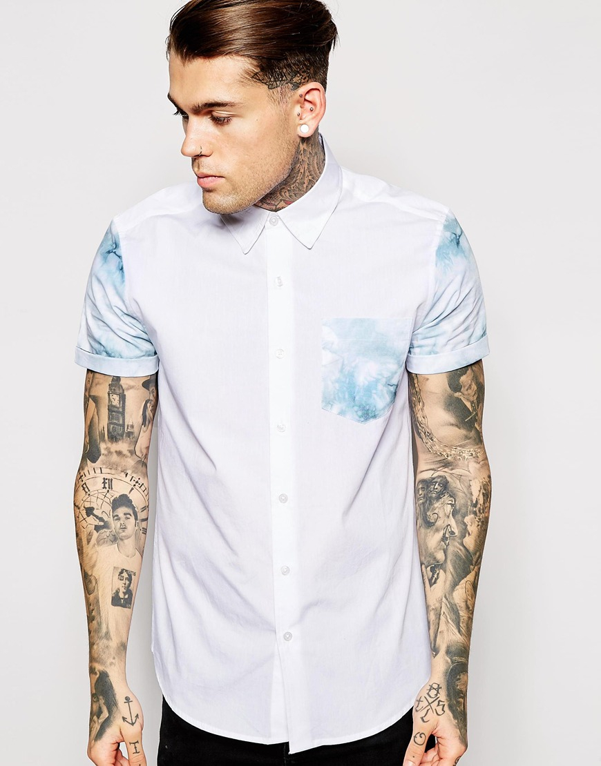 short sleeve shirt and tie combinations