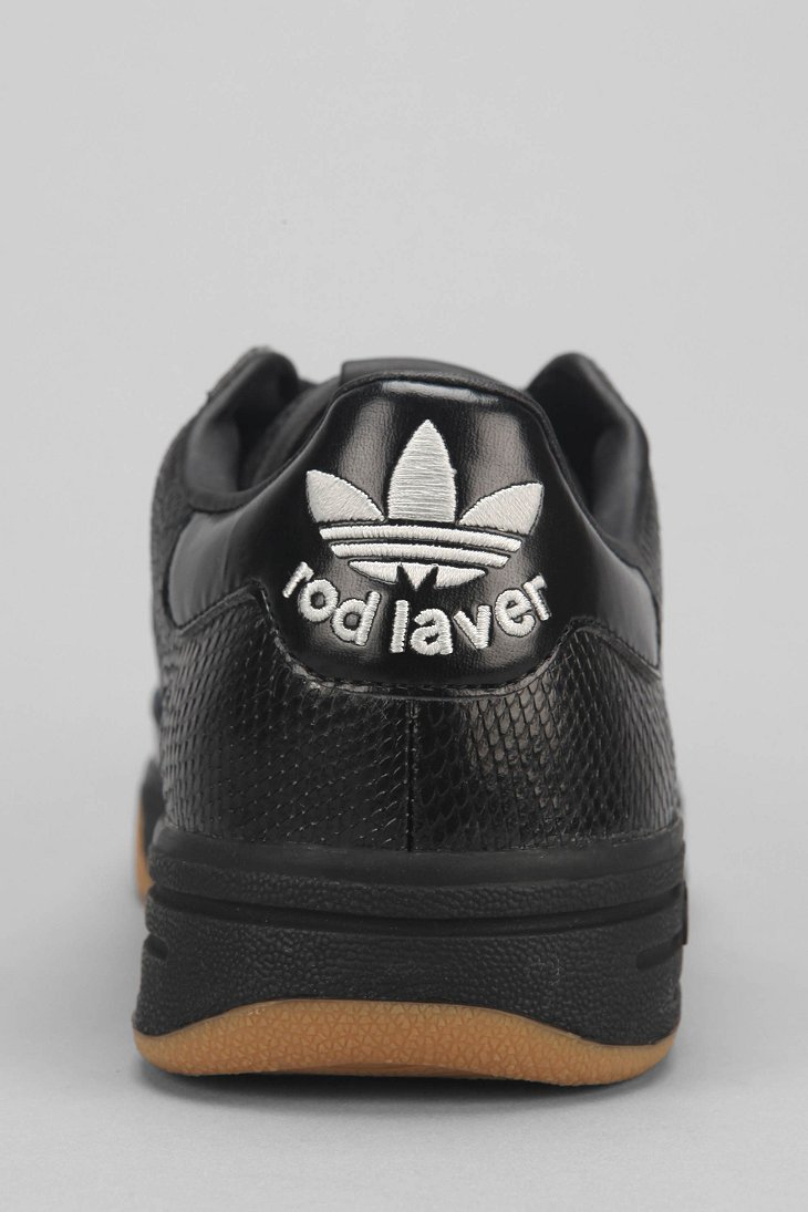 adidas Rod Laver Lux Snake Sneaker in Black for Men | Lyst