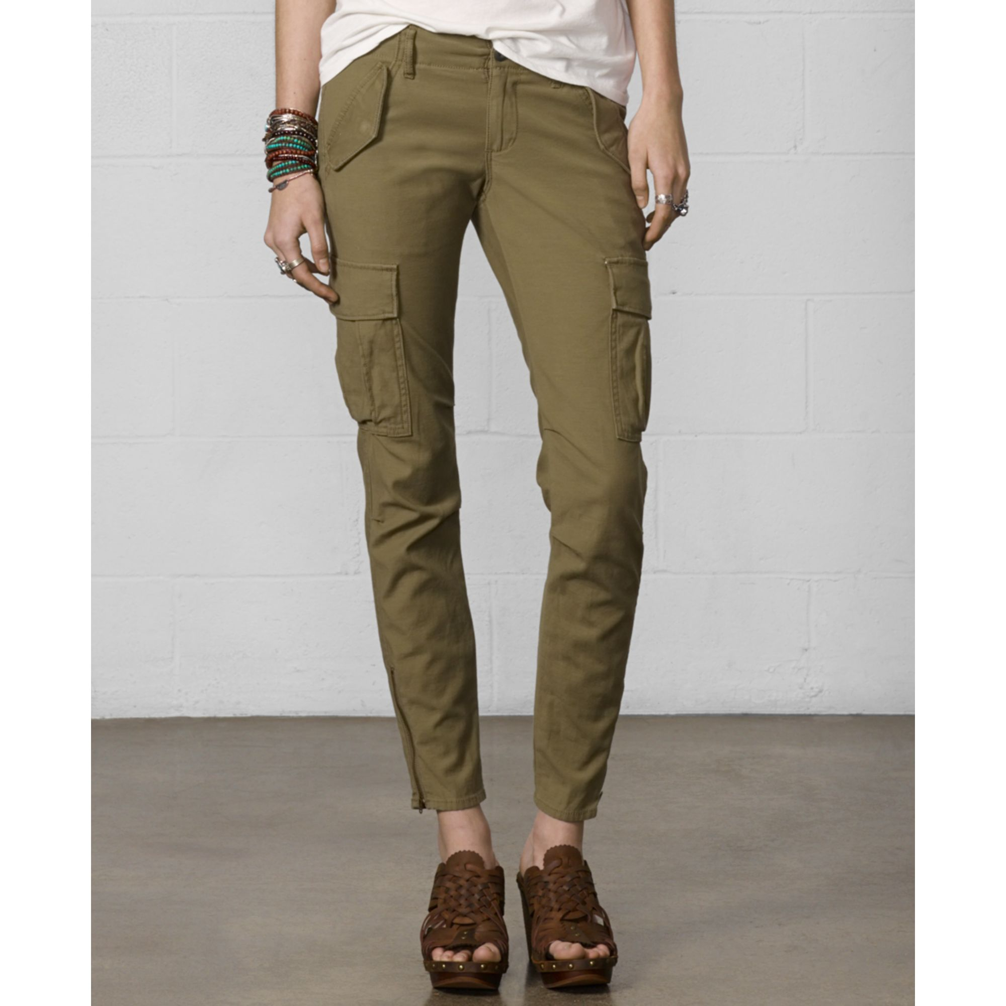 Lyst - Denim & Supply Ralph Lauren Skinny Cargo Pants in Green