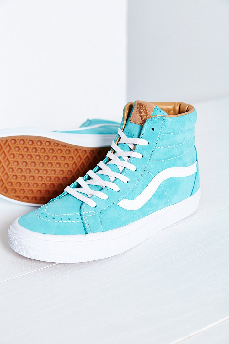 turquoise high top vans cheap online