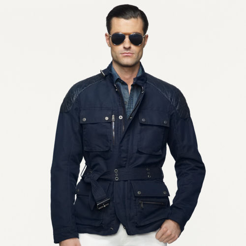 Lyst - Ralph Lauren Black Label Desert 4-Pocket Jacket in Blue for Men