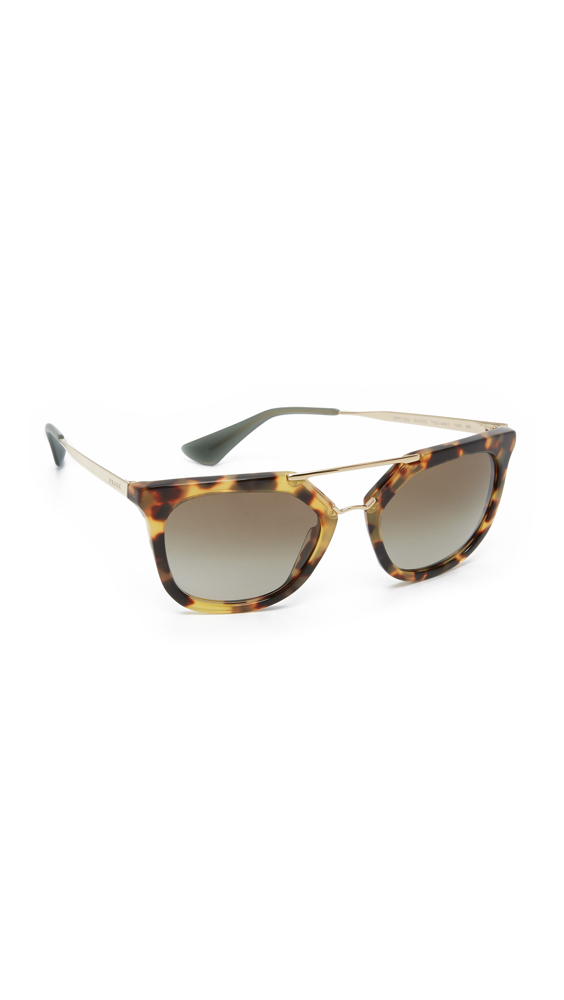prada thick frame sunglasses