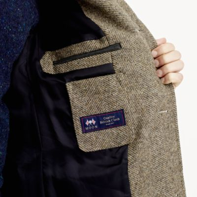 J crew wool store herringbone topcoat