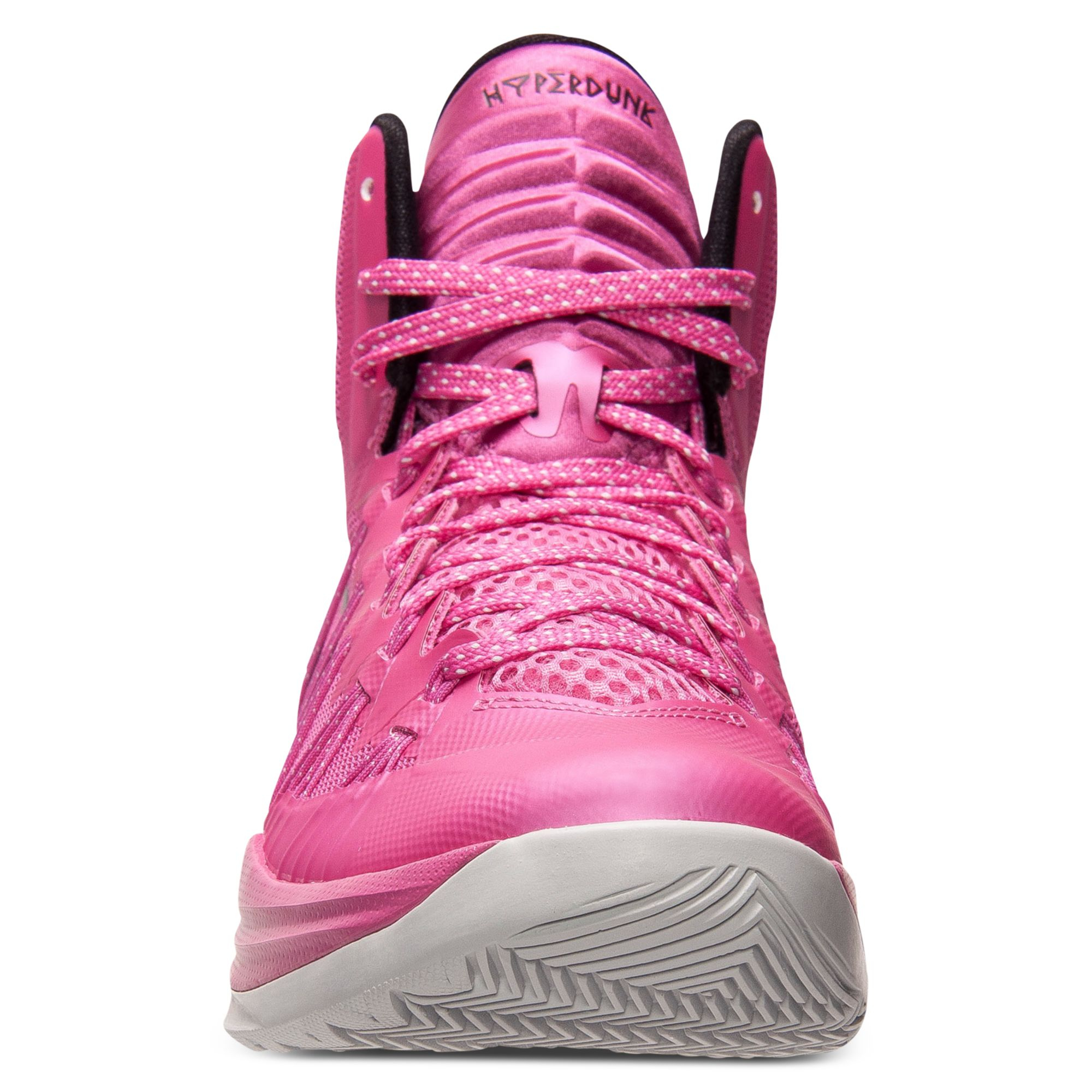 Nike Hyperdunk Basketball Sneakers in Pink/Metallic Silver