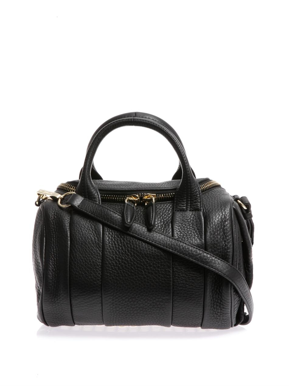 Alexander Wang Rockie Leather Crossbody Bag in Black | Lyst