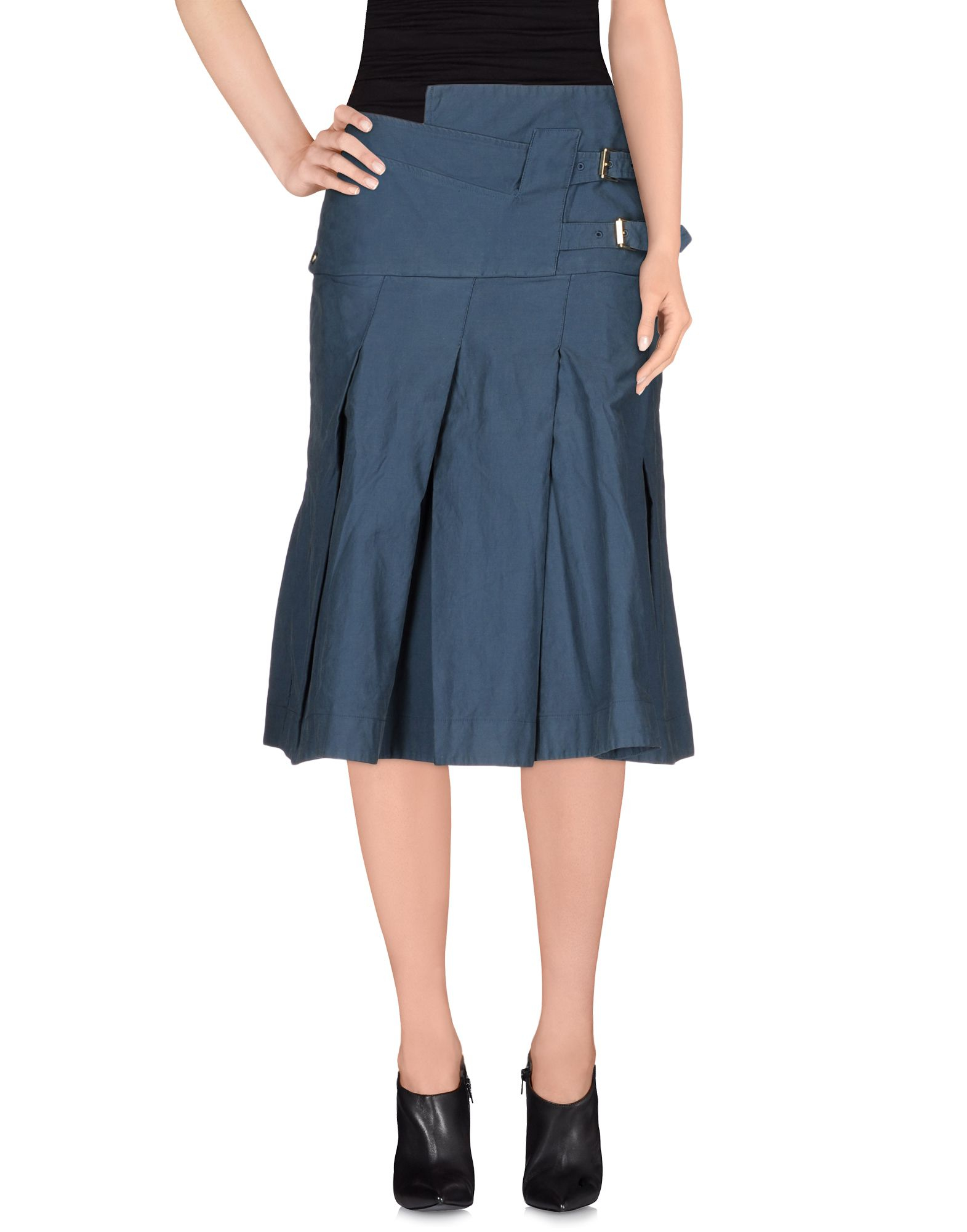 manila color gray hair in  3/4 grace Skirt Lyst Manila Blue Length