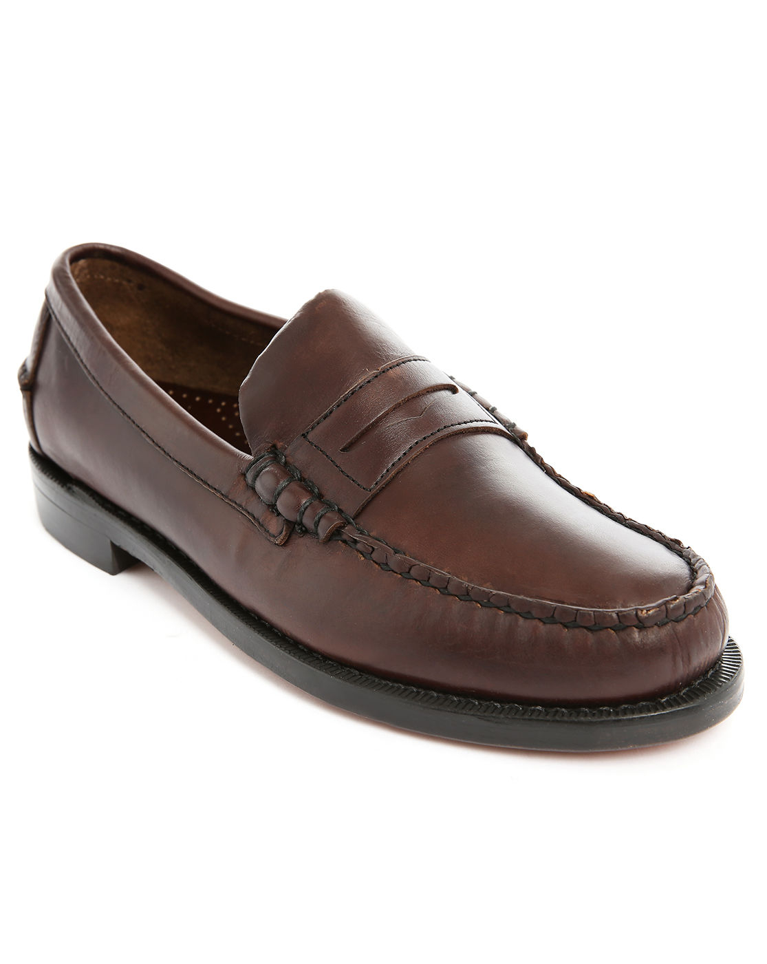 Sebago Brown Leather Boat Shoes With Leather Soles in Brown for Men | Lyst