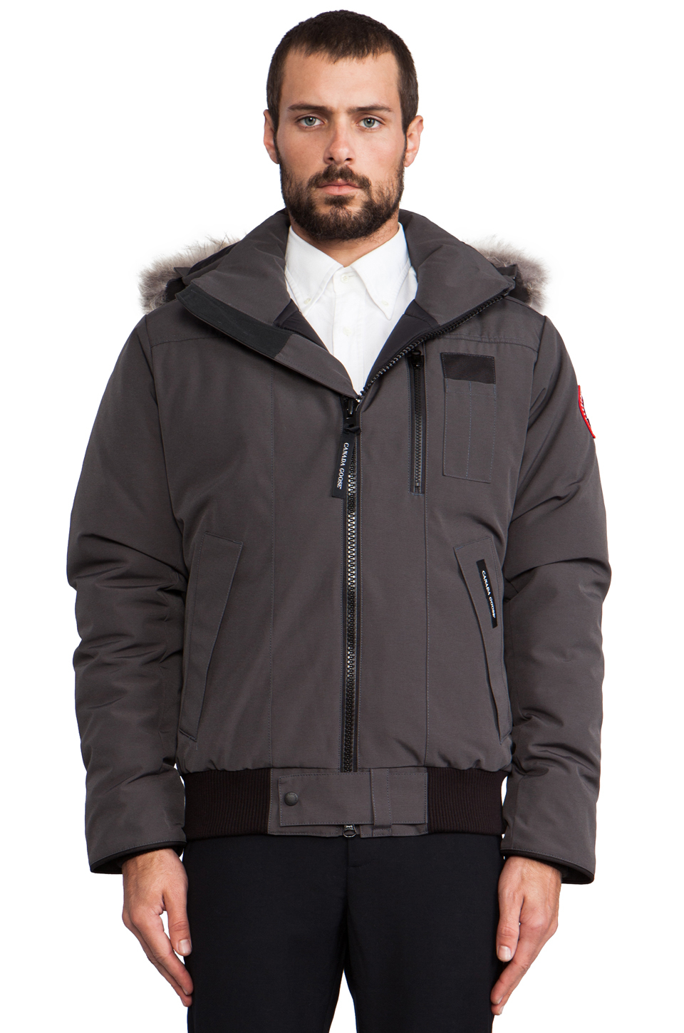 Lyst - Canada Goose Borden Bomber in Gray in Gray for Men