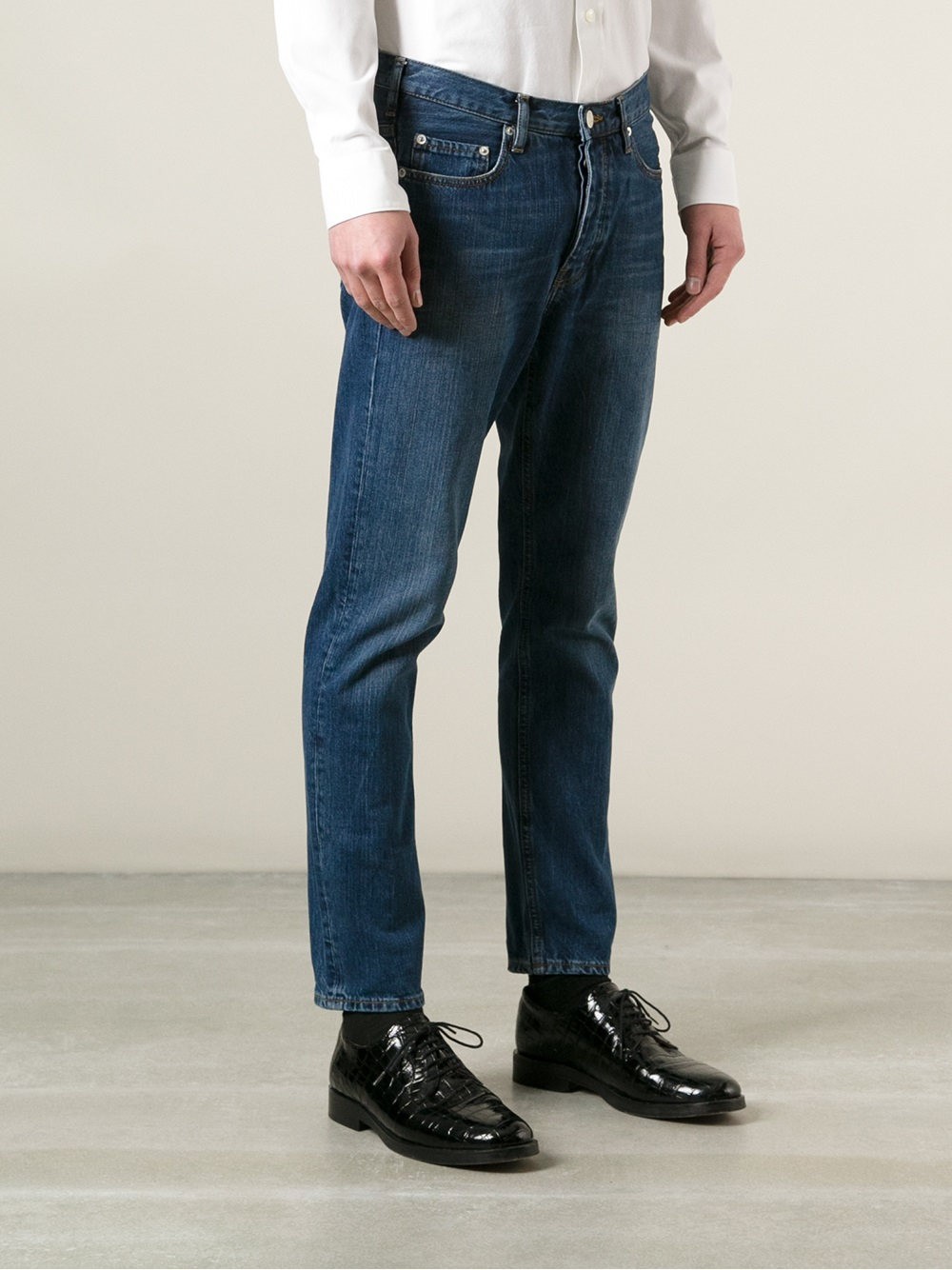 acne tapered jeans