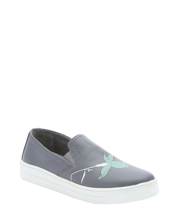 prada leather slip on sneaker prada leather slip on sneaker