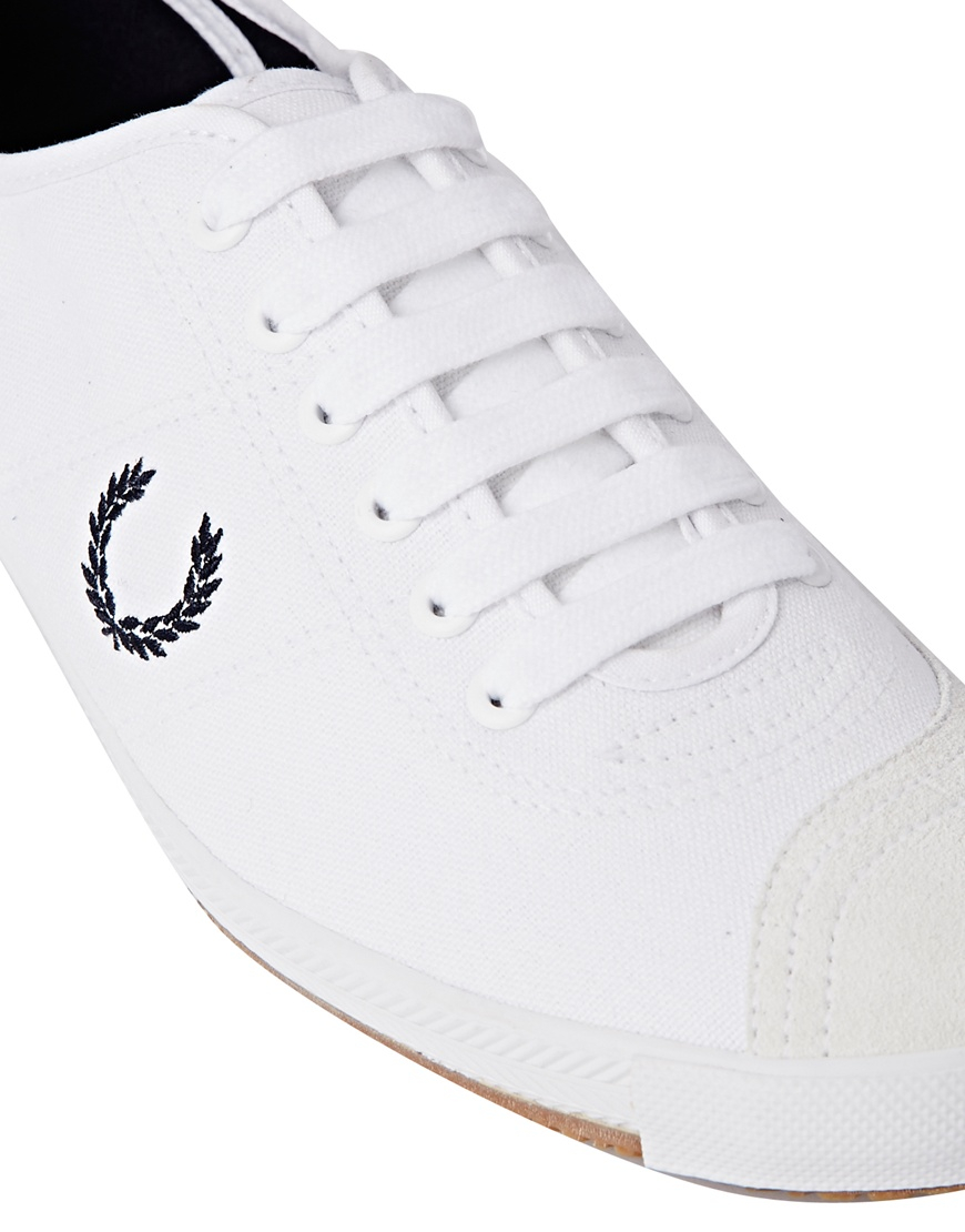 Fred Perry Laurel Wreath Table Tennis Plimsolls in White for Men | Lyst