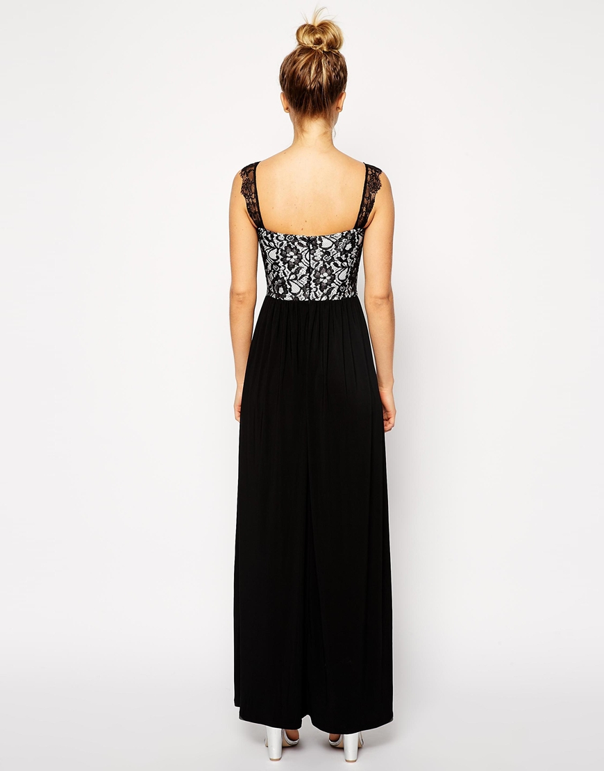 lace top maxi