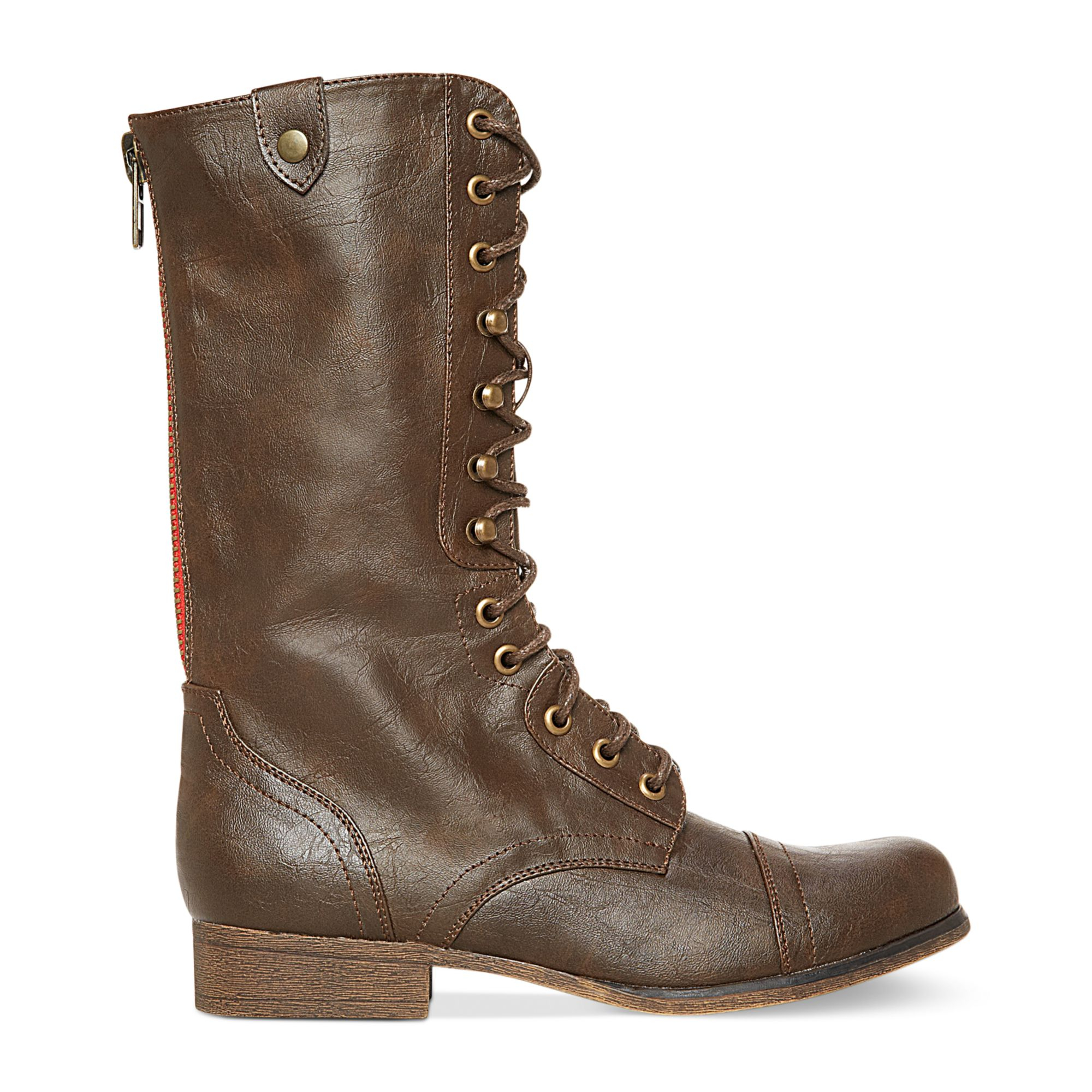 combat booties heel
