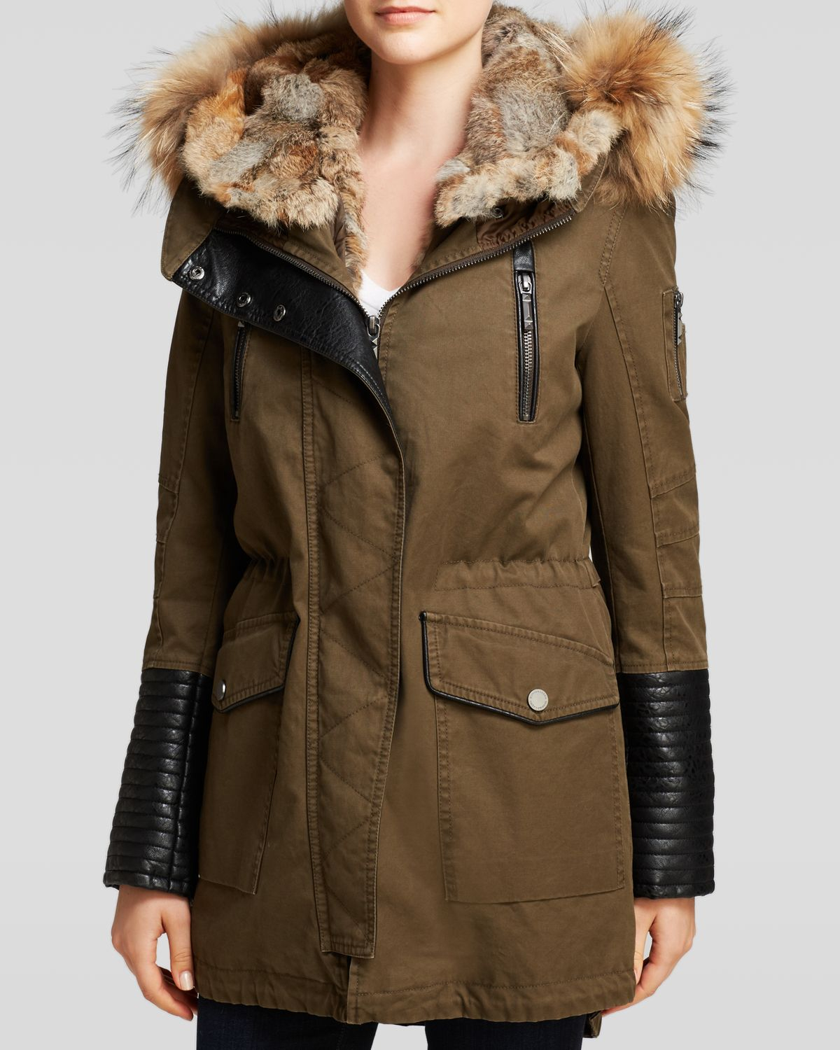 bcbg winter parka