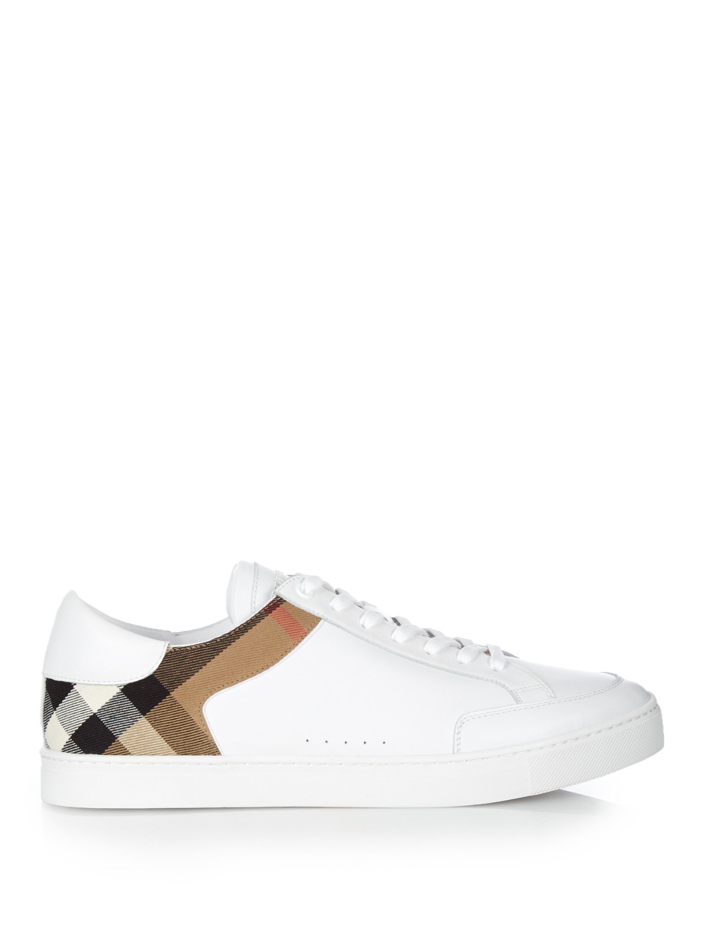 Burberry Leather House-check Low-top 