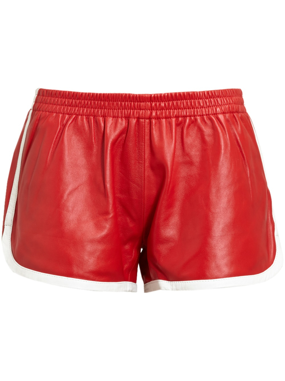 leather gym shorts