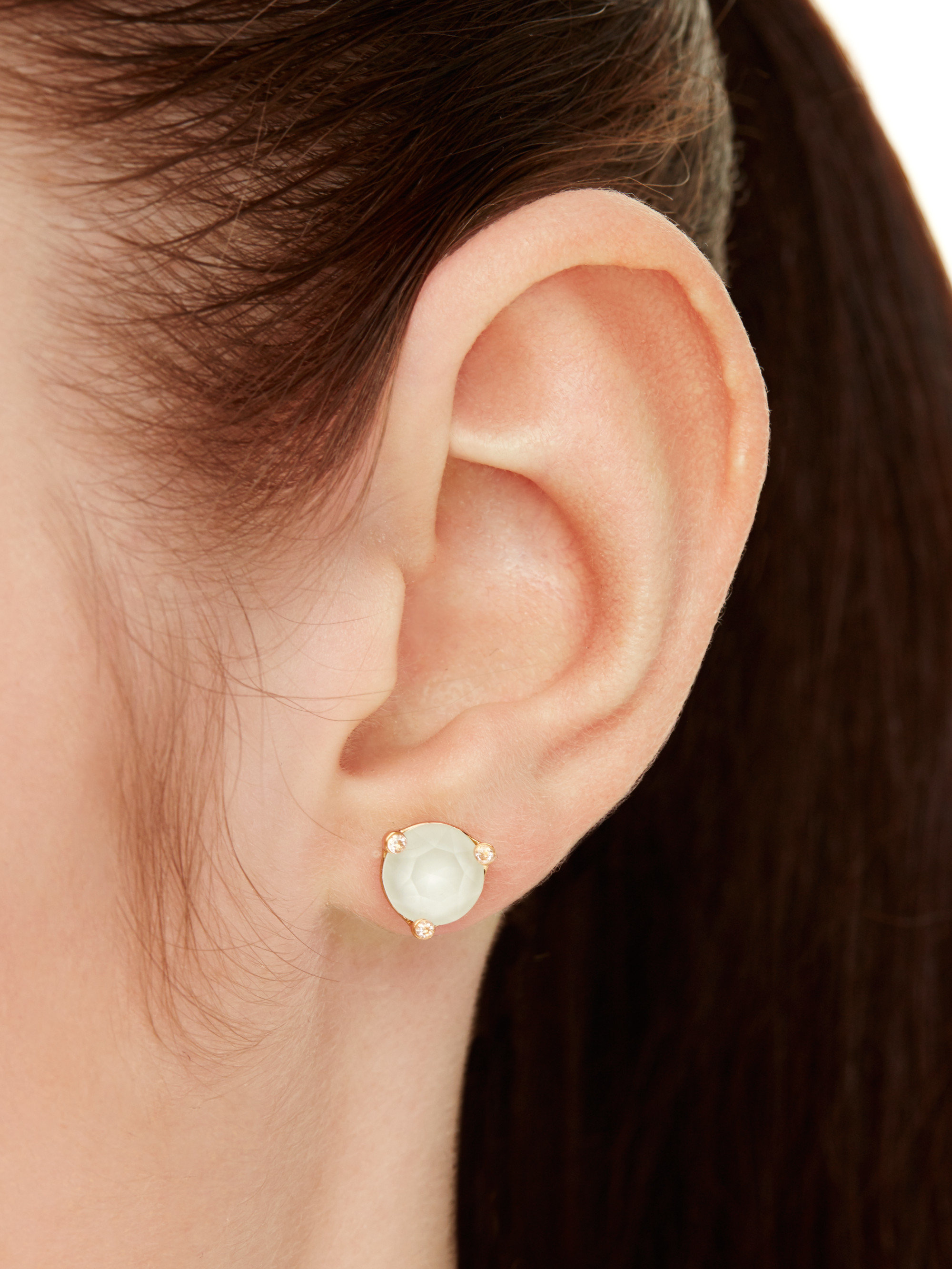 Lyst Kate Spade New York Rise And Shine Small Studs In Green Gallery