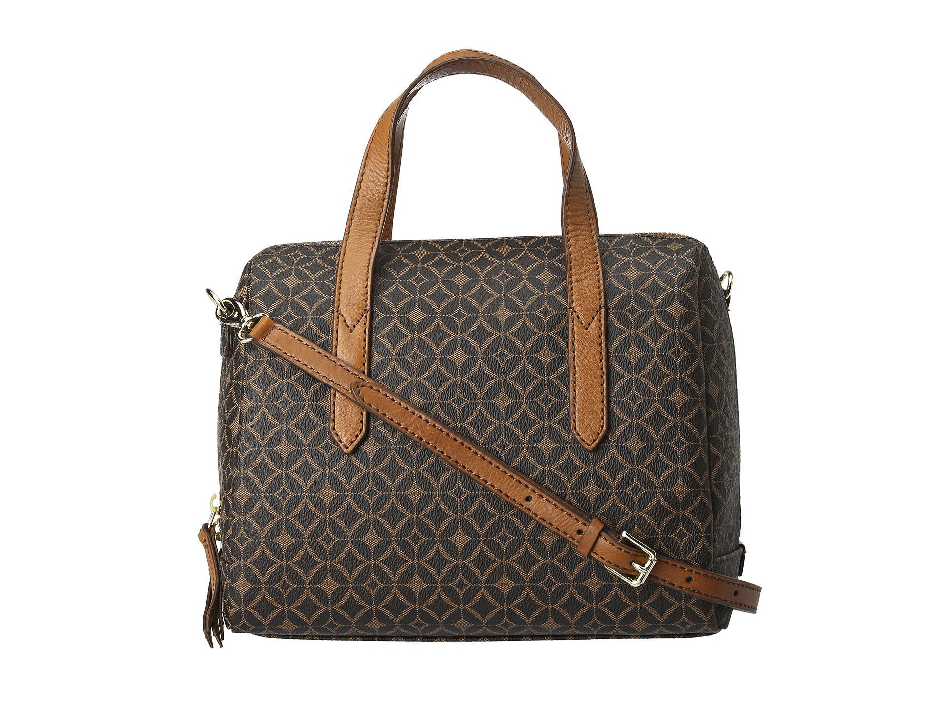 Fossil Sydney Satchel in Brown (Multi Brown) Lyst