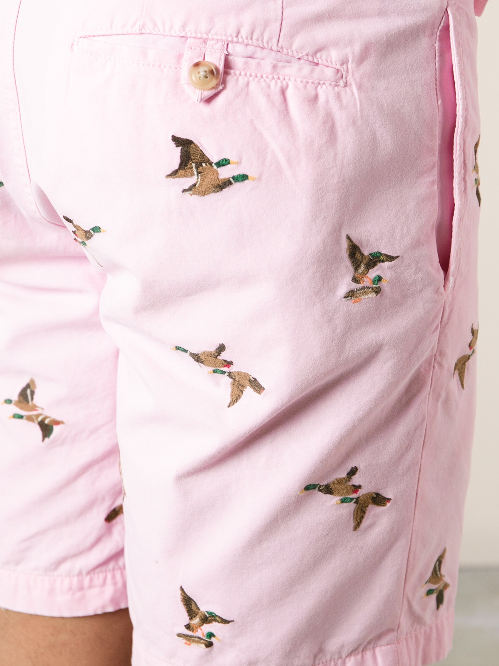 Polo Ralph Lauren Greenwich Embroidered Duck Shorts in Pink & Purple (Pink)  for Men | Lyst