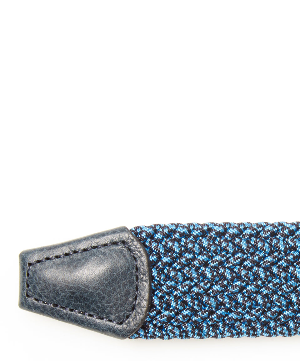 blue fabric belt