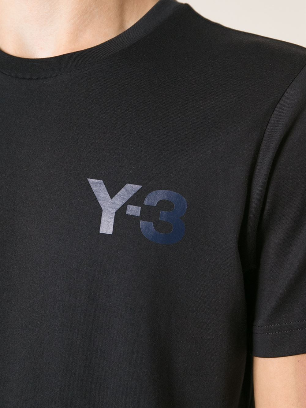 y3 logo t shirt