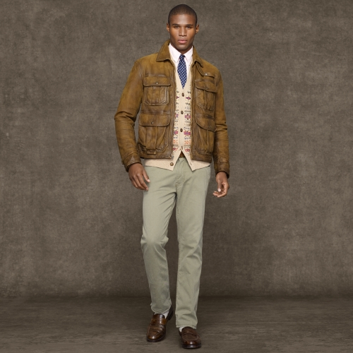 Polo Ralph Lauren Bushbuck Newsboy Jacket in Brown for Men - Lyst