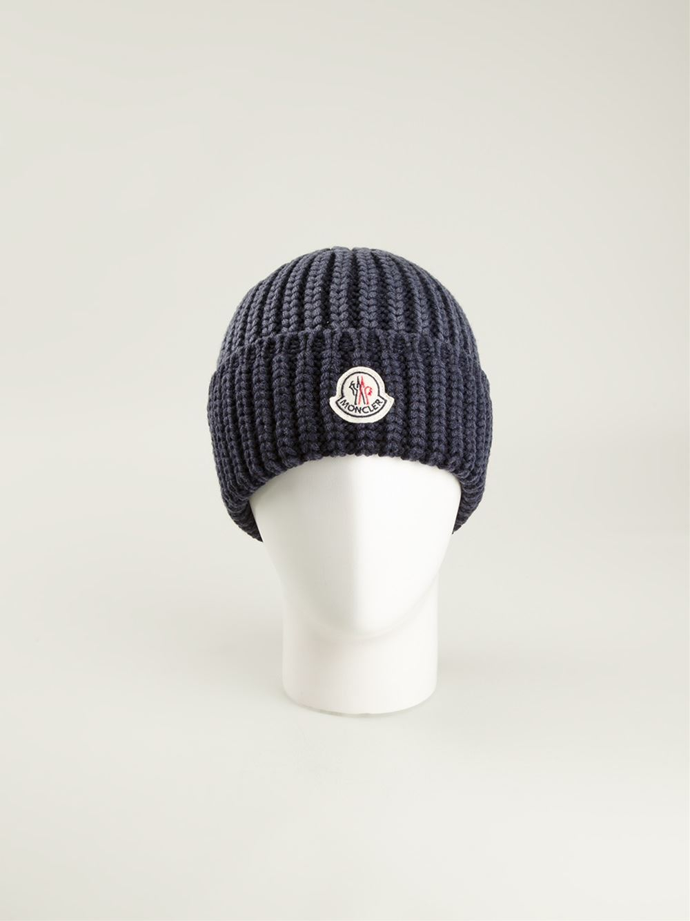 Moncler basic ribbed beanie clearance