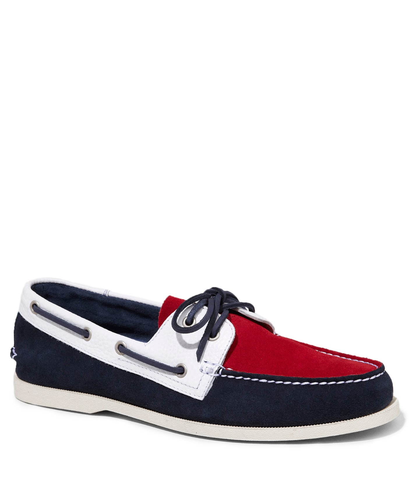 colorful boat shoes