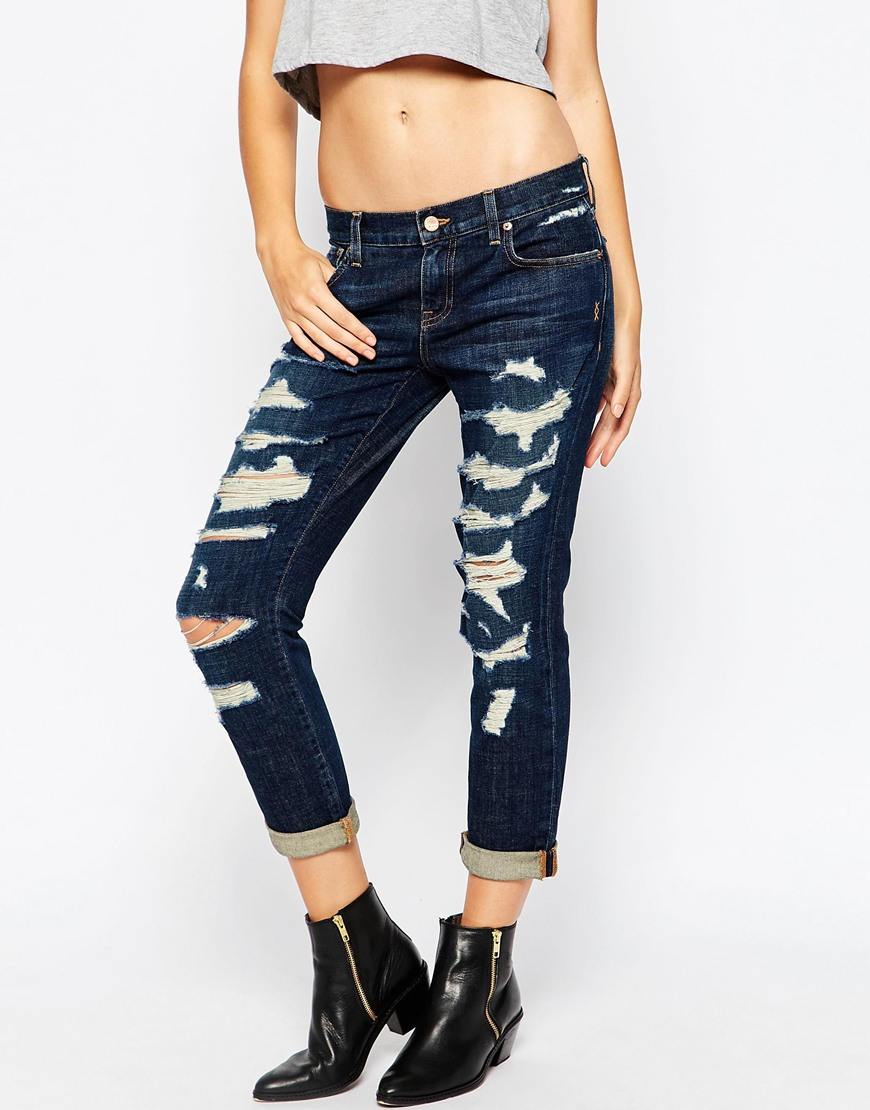 free people mid rise destroyed skinny jean