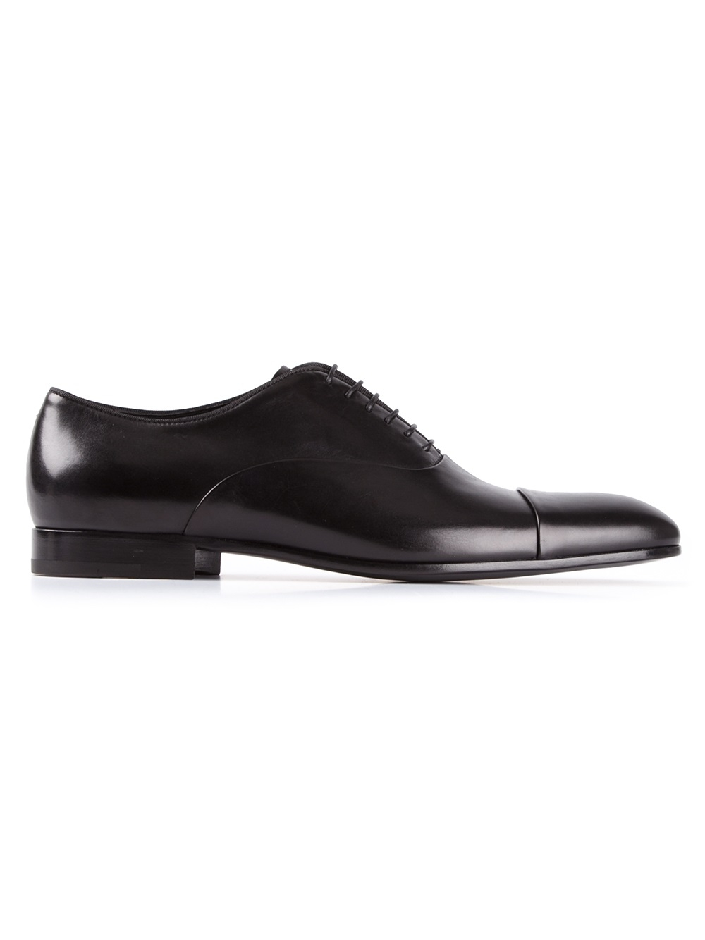 Giorgio Armani Piped Oxford Shoe in Black for Men | Lyst