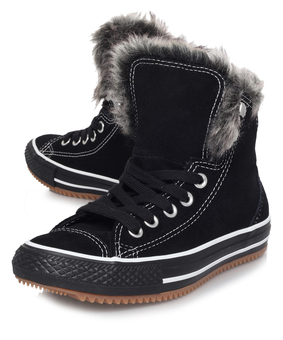 Chuck Taylor Climber Faux Fur Trainers 