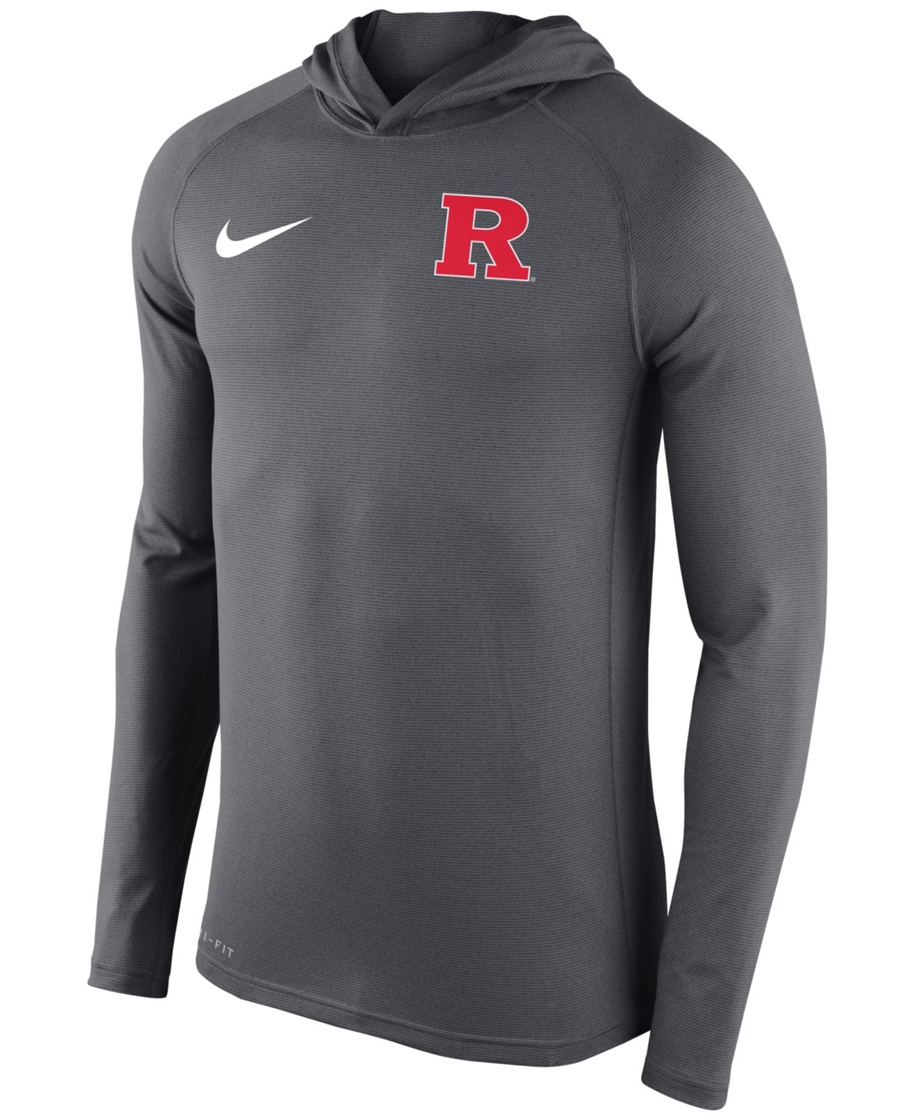Nike Men's Rutgers Scarlet Knights Stadium Dri-fit Touch Hoodie in Gray for  Men | Lyst