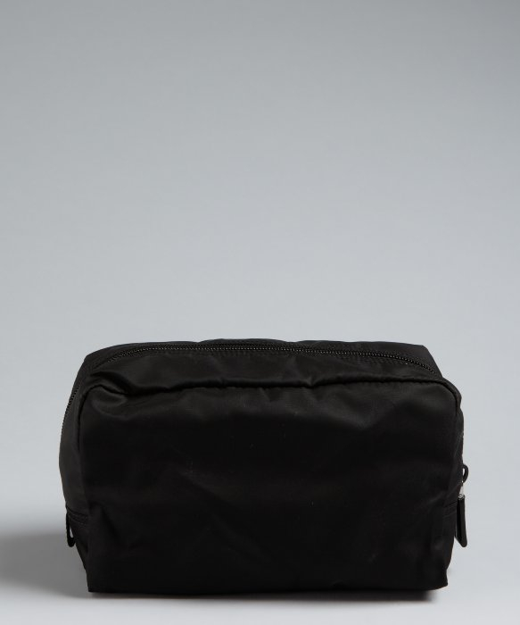 Prada Black Nylon Large Cosmetic Case in Black | Lyst  