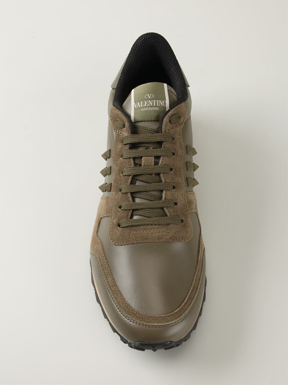 valentino rockrunner khaki