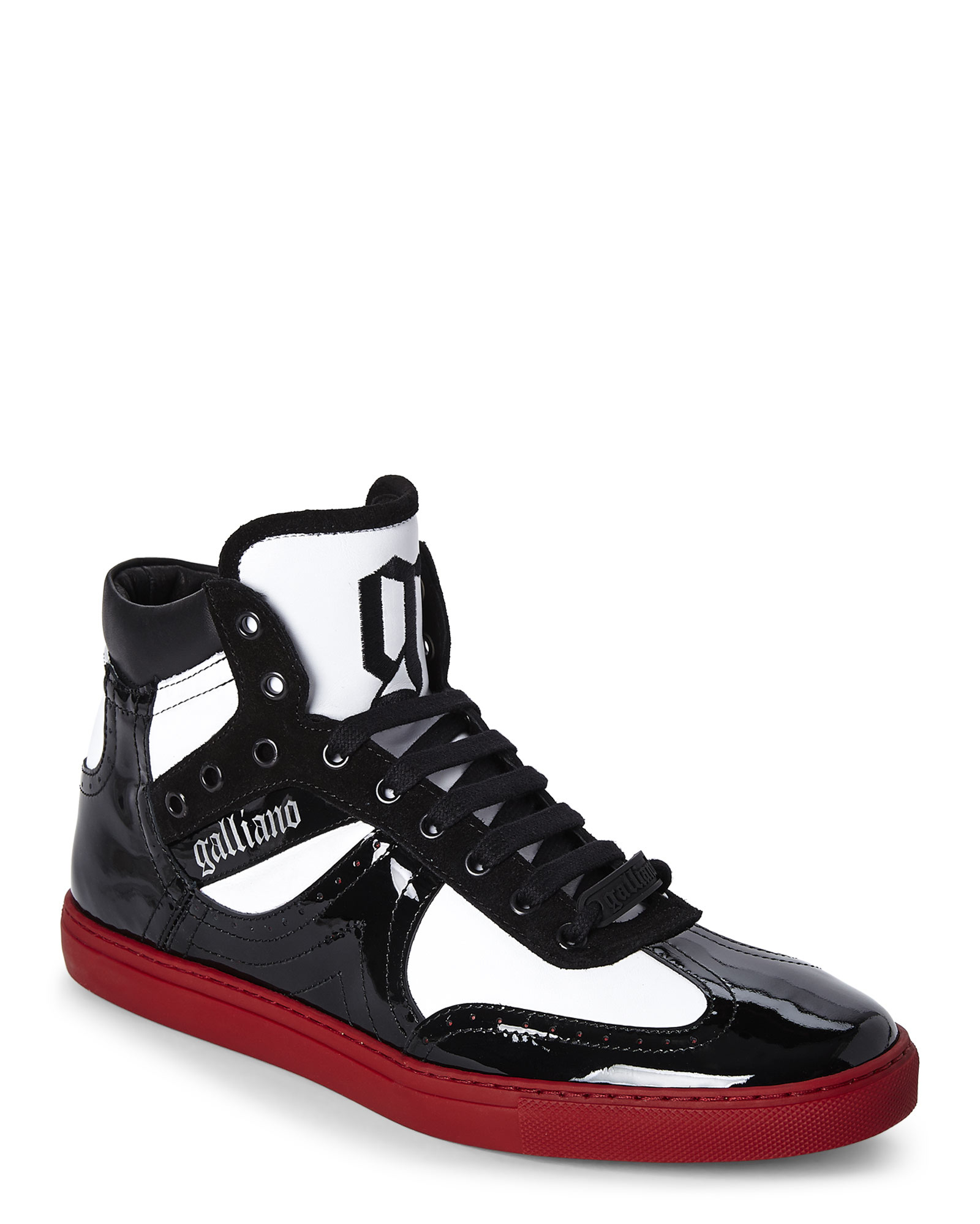 john galliano high top sneakers