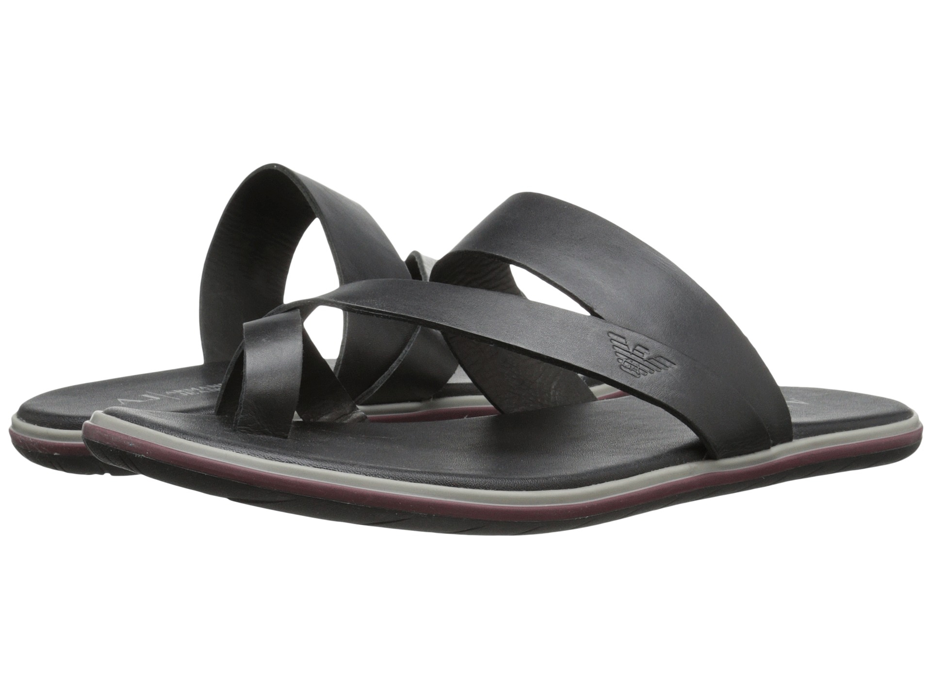 armani jeans flip flops