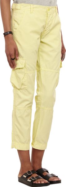 Nsf Clothing Basquiat Cargo Pants in Yellow | Lyst