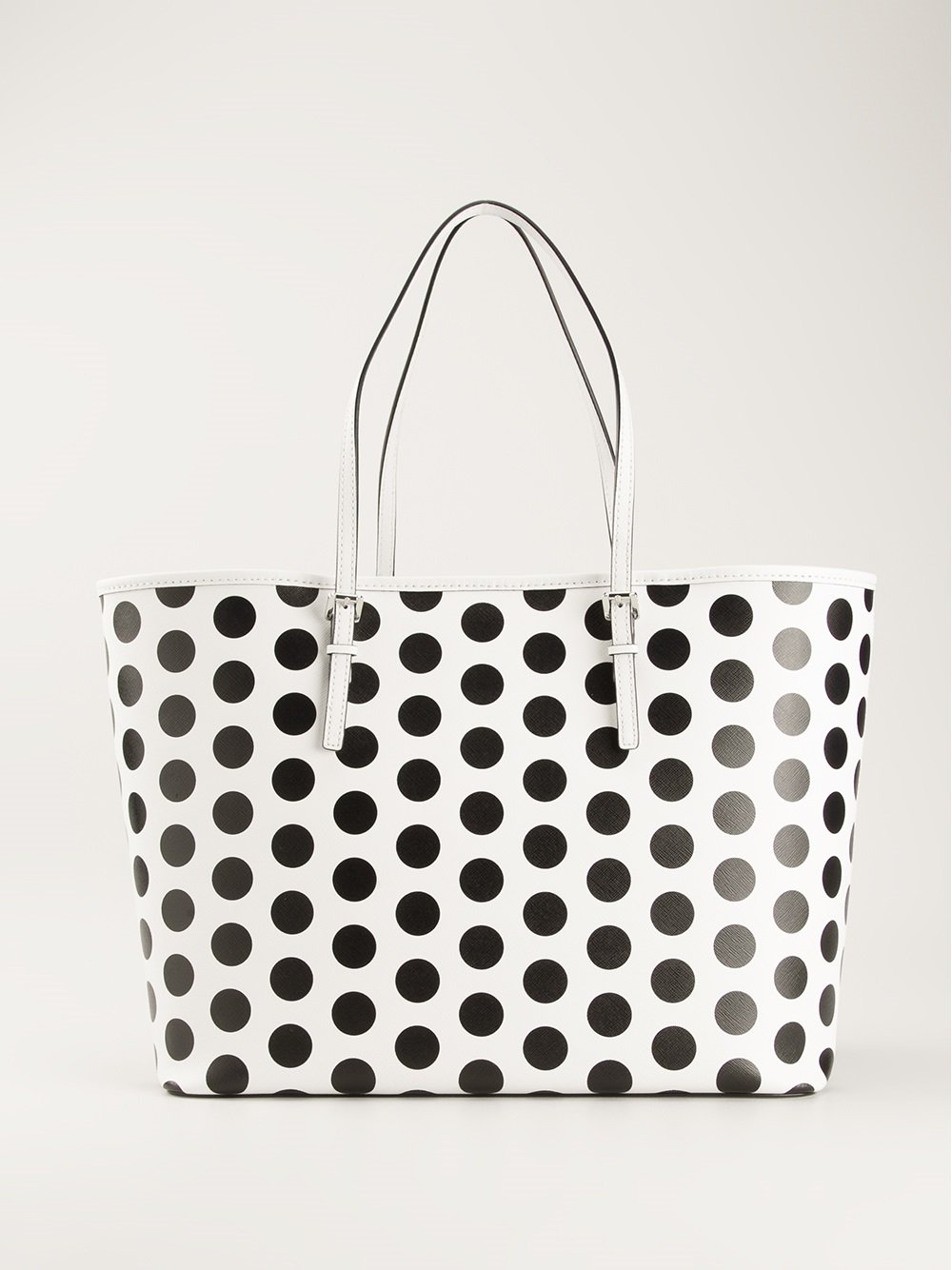 MICHAEL Michael Kors Polka Dot Tote Bag in Black