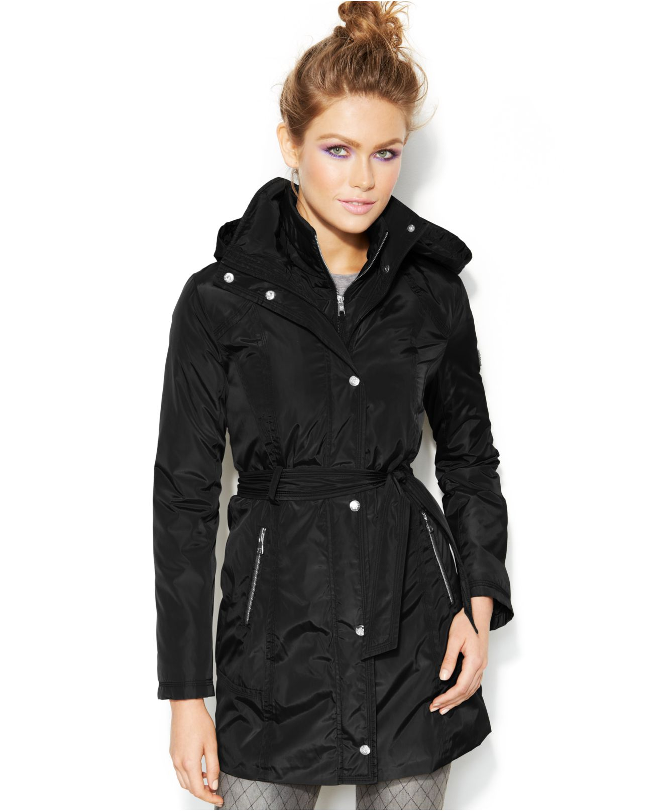 Jessica simpson black coat Clearance