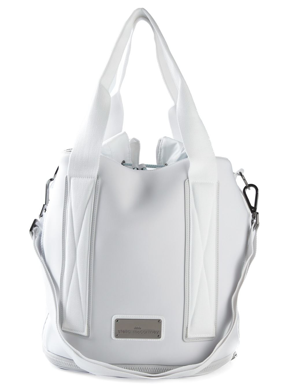 adidas By Stella McCartney Medium Tennis Bag in White | Lyst UK