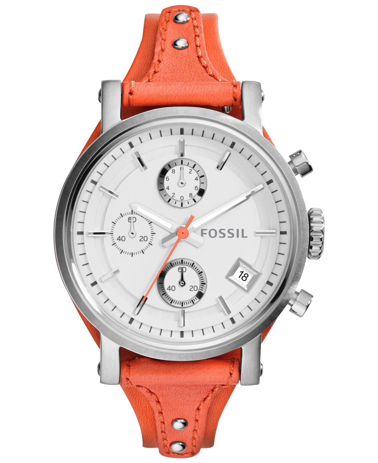 Fossil Watch Orange Strap Best Sale, 60 
