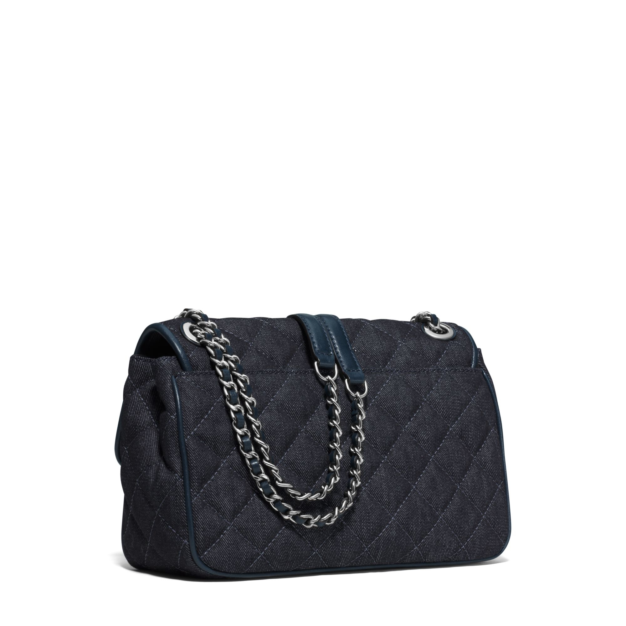 Michael Kors Sloan Large Quilteddenim Shoulder Bag in Blue Lyst
