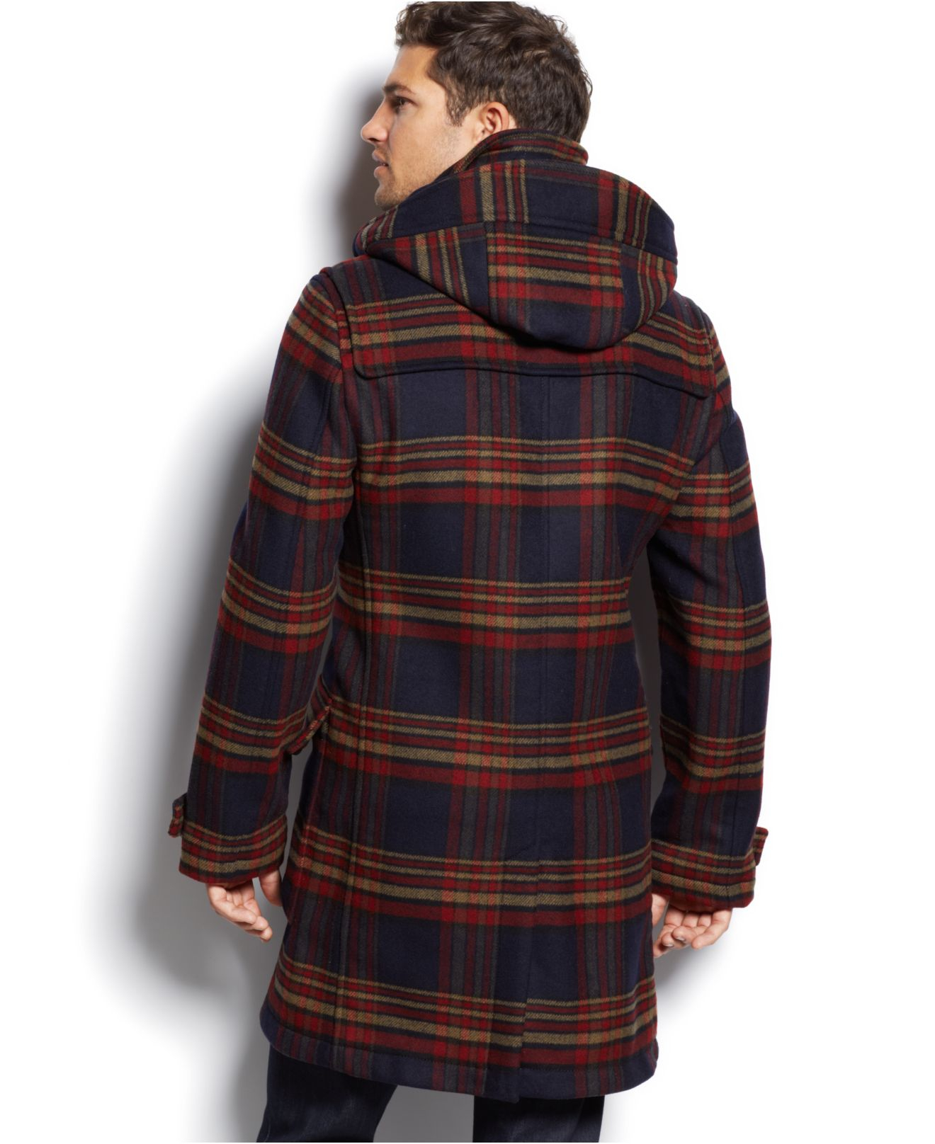 Checked Duffle Coat Hotsell, 57% OFF | www.smokymountains.org